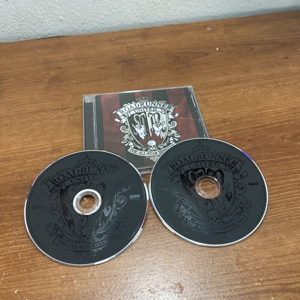 The All Star Sessions PA by Roadrunner United (CD,/DVD, 2005, Roadrunner) Metal